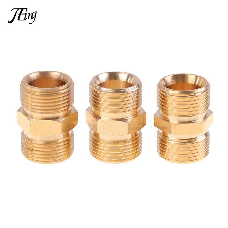 High Pressure Washer Hose Extension Connector Adapter Copper M22 14mm And 15mm Male Thread Female Hose Coupler Adaptor