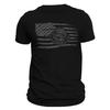 Unisex 100% Cotton Mexican American Flag Casual Crew Neck T‑Shirt