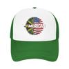 Jamaica Jamaican  Merch Mesh Foam Trucker Hat Summer Cooling  Meshback Sun Caps Casual Adjustbale