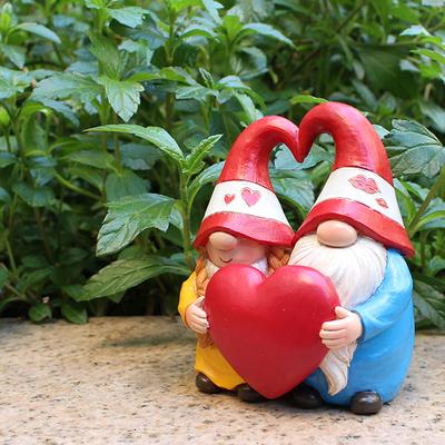 1 Love Couple Dwarf, Valentine's Day Gift/Decorative Home Decor, Resin Crafts