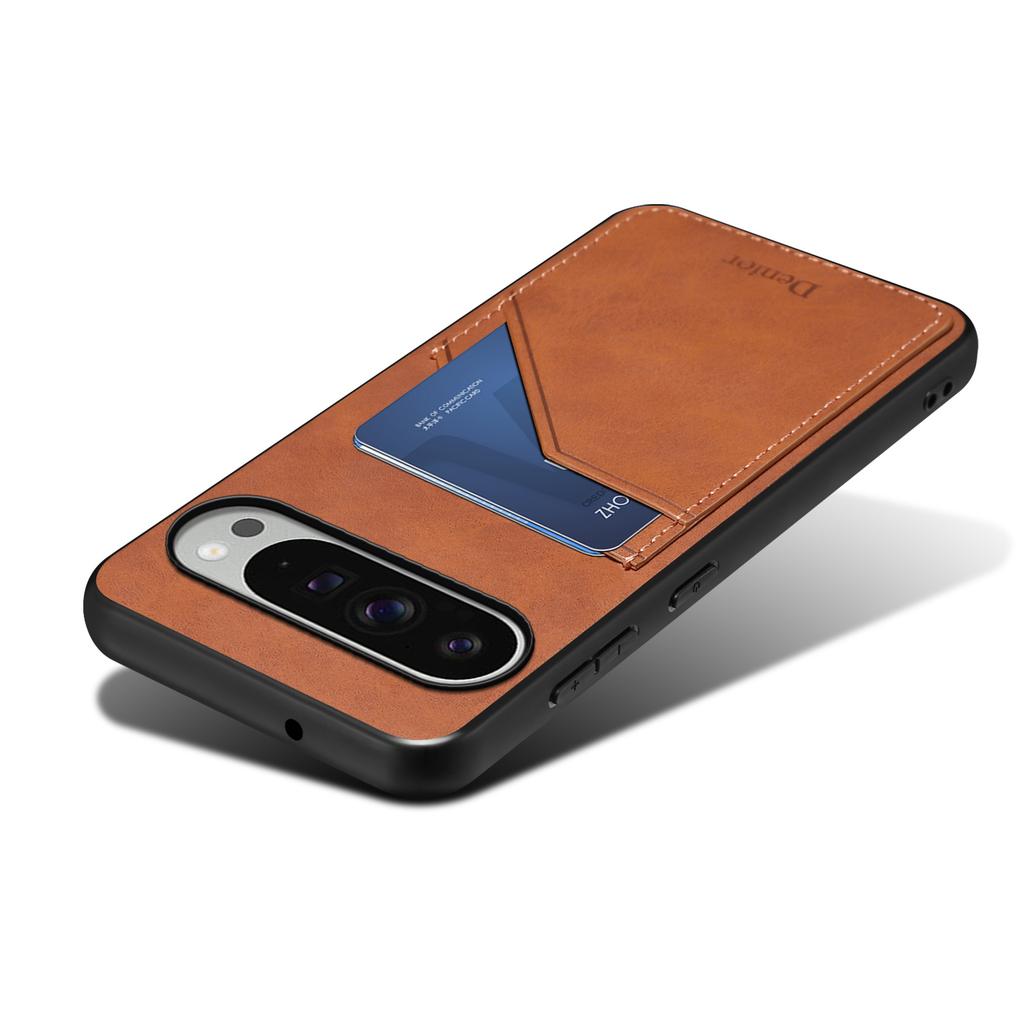 EUCAGR For Google Pixel 10 10 Pro XL Pixel10Pro Luxury Retro Wallet Phone Case Card Holder PU Leather Back Cover