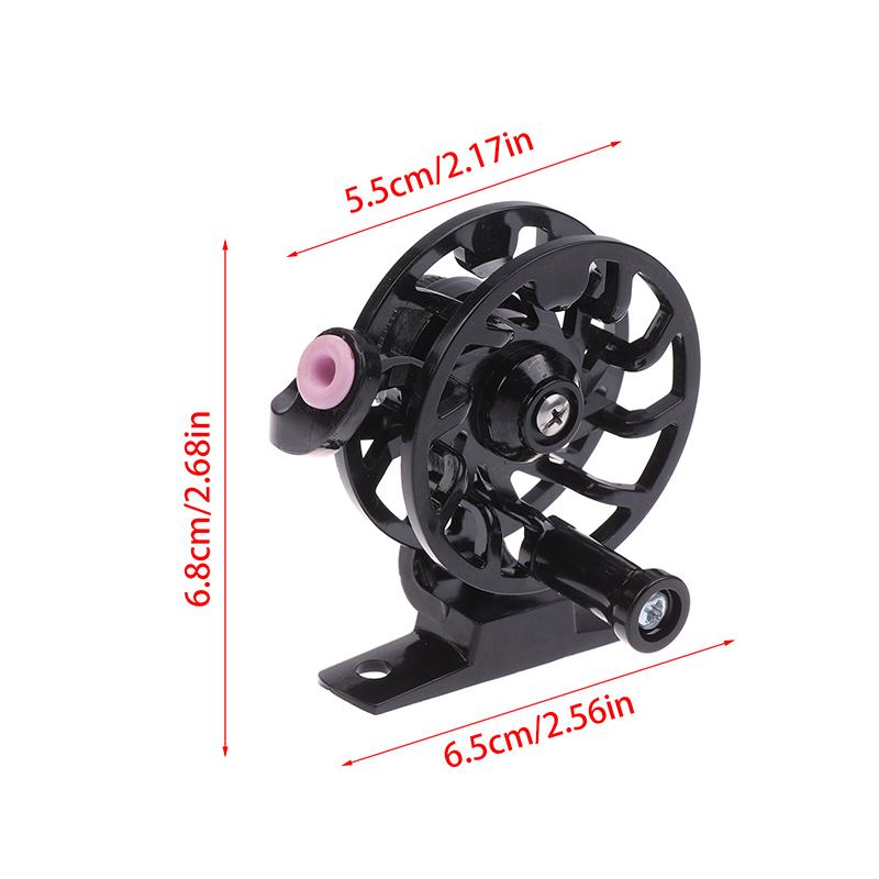 Abs Plastic Vertical Fish Reel For Carp Fishing Spool Fishing Tackle Gear Fishing Reel Lightweight Fishing Tackle