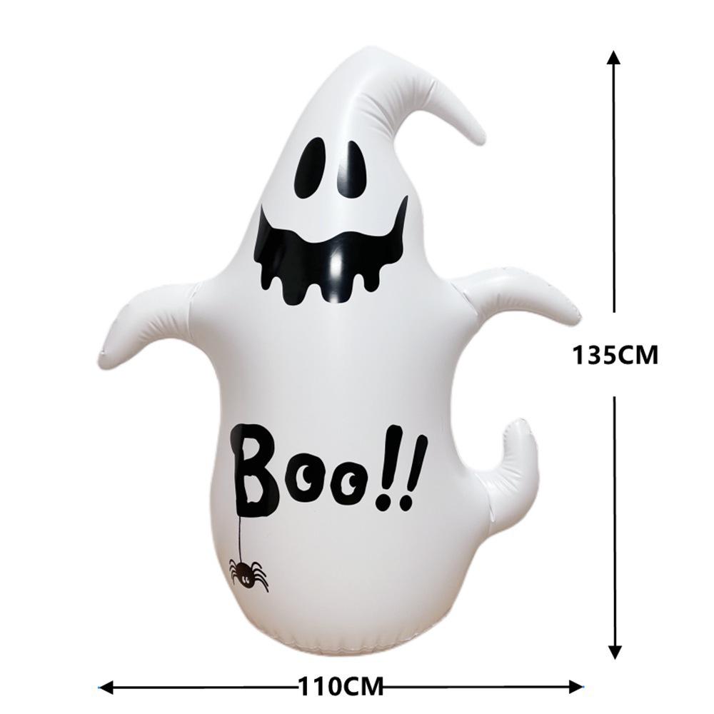 Inflatable Pumpkin Ghost Tumbler: Halloween Courtyard Decoration