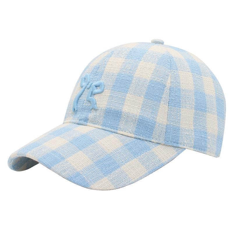 

Hat Women s Spring Summer Three-dimensional Embroidery Bow Baseball Cap, Versatile Cap Shade Sunscreen Cap Adjustable (head circumference 54-60cm)