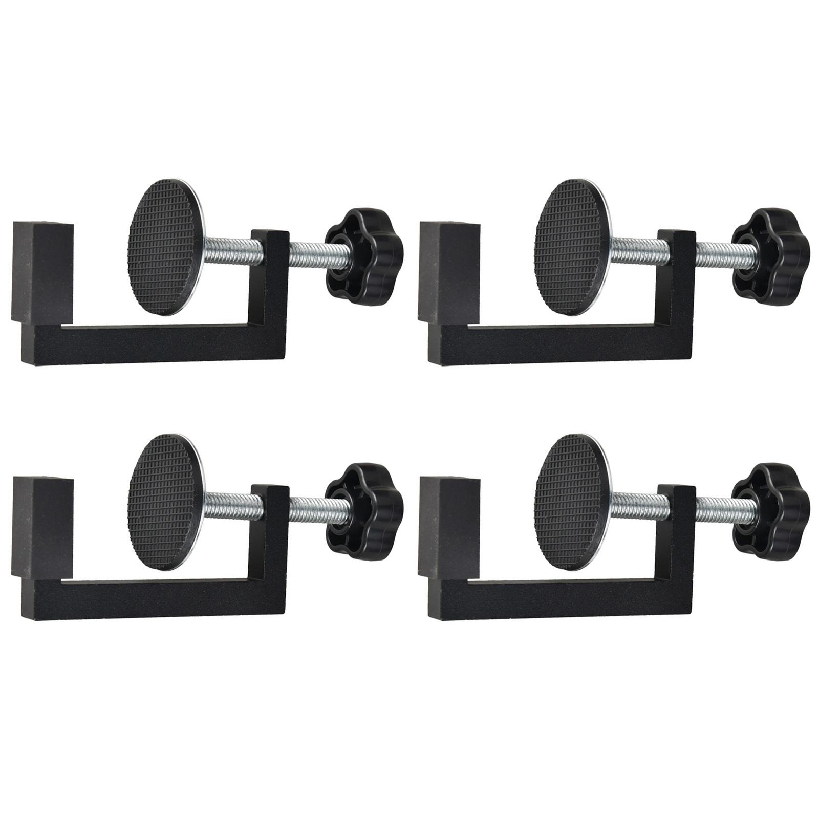 

4 шт. 10-57 мм Реверсивный столярный зажим С-образный зажим Нескользящий настольный держатель для фиксации заготовки Детали ручного инструмента