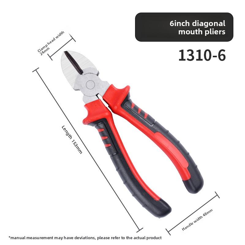 Electric Wire Pliers Large Opening Sharp Multifunction Tool for Cutting Twisting Gripping Metal Wires Heavy Duty Industrial Tool