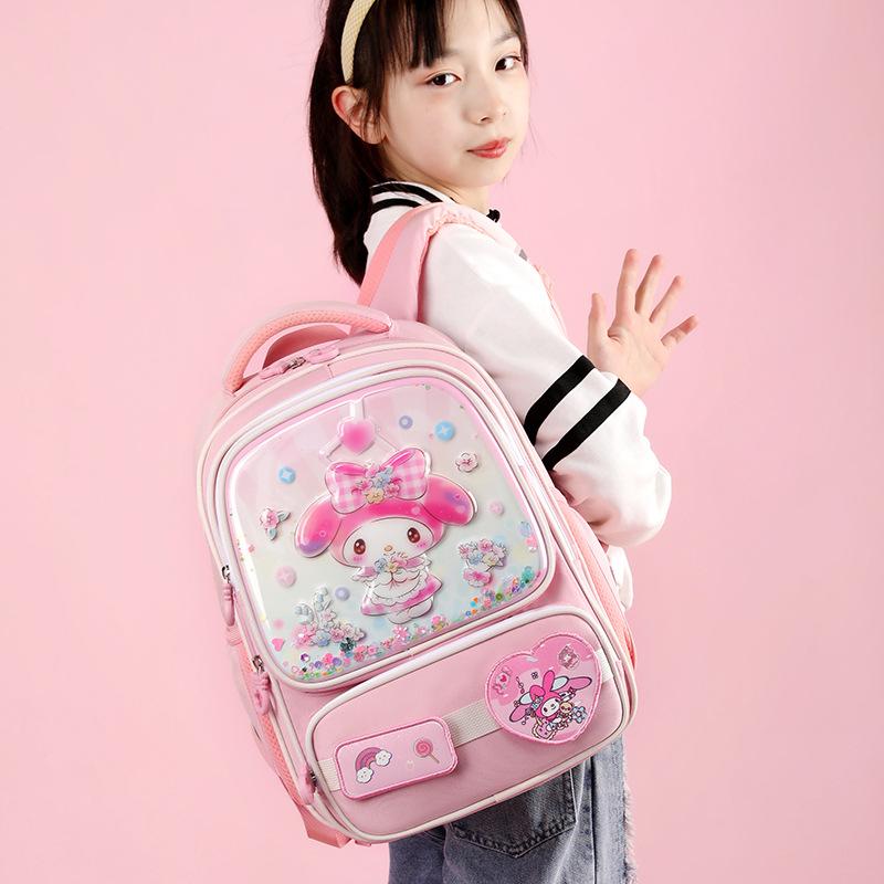 Children's Schoolbag for Female Primary School Students New Children's Spine Care Class Backpack Girl Cartoon Cute Backpack