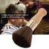 Neck Duster Brush Cleaning Hair Shaving Brushes Styling Salon Tool with Wooden HandleBurlywood