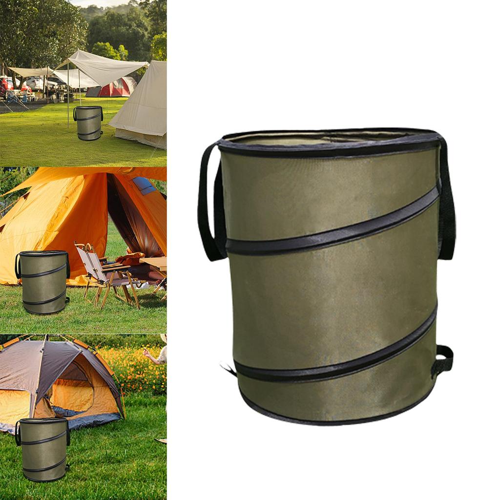 Reusable Yard Garden up Trash Can Bin , L