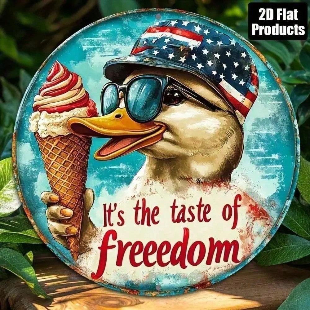 Vintage US Flag Metal Sign 3D Rustic Wall Art Patriotic Home Decor Farmhouse Plaque 8x12 Inch разноцветный
