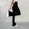 Solidne, slim fit Streetwear spodnie damskie wysokiej talii Y2k ubrania Pantalones estetyczne modne spodnie pełnej długości