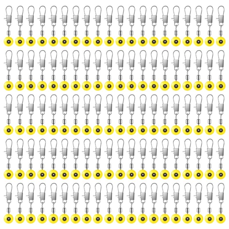 

100Pcs Fishing Line Sinked Slides Fishing Float Bobbers Stops Space Bean Connectors Fishing Accessories Enduring