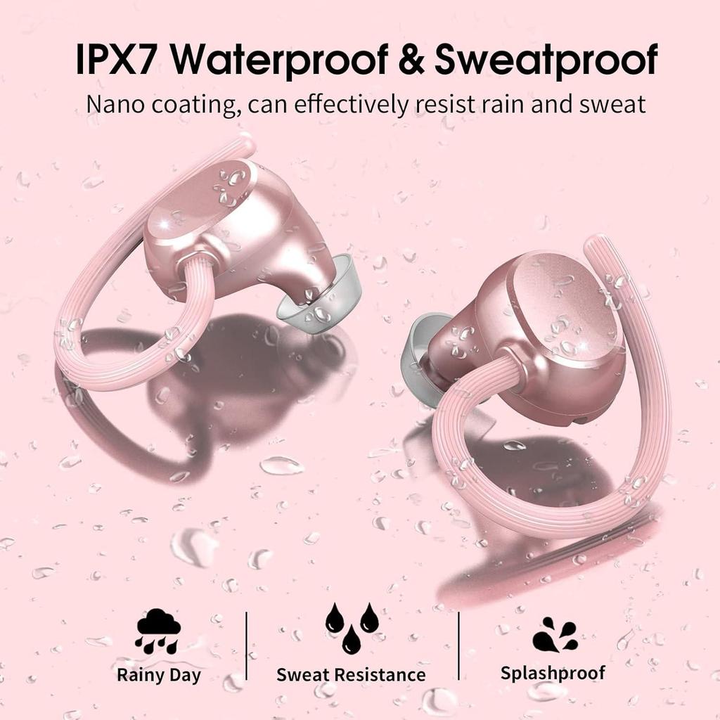 Q61 Ear-Hanging Bluetooth 5.2 Earphones - Wireless Dual-Ear with High Sound Quality