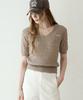 SLOWLOLLI Summer Cable V-Neck Knit_7 Colors