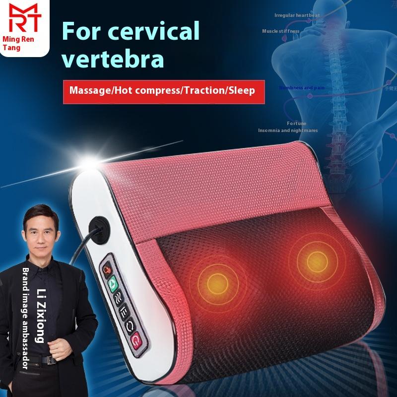 Massage Pillow Cervical Massager Neck Waist Multifunctional Electric Pillow Back Home Massage