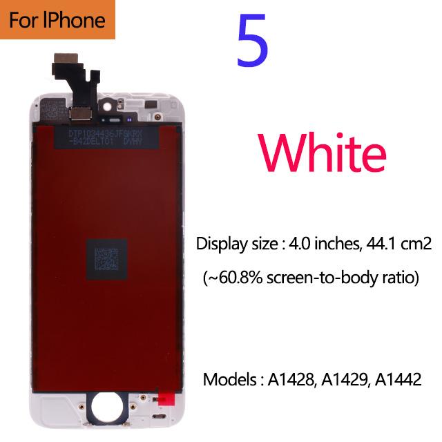 AAA+++ OEM LCD For iPhone 5 5s 5c 6s 7 8PlusLCD Touch Screen Digiziter Assembly For iPhone 6 6sPlus 7 8 Display