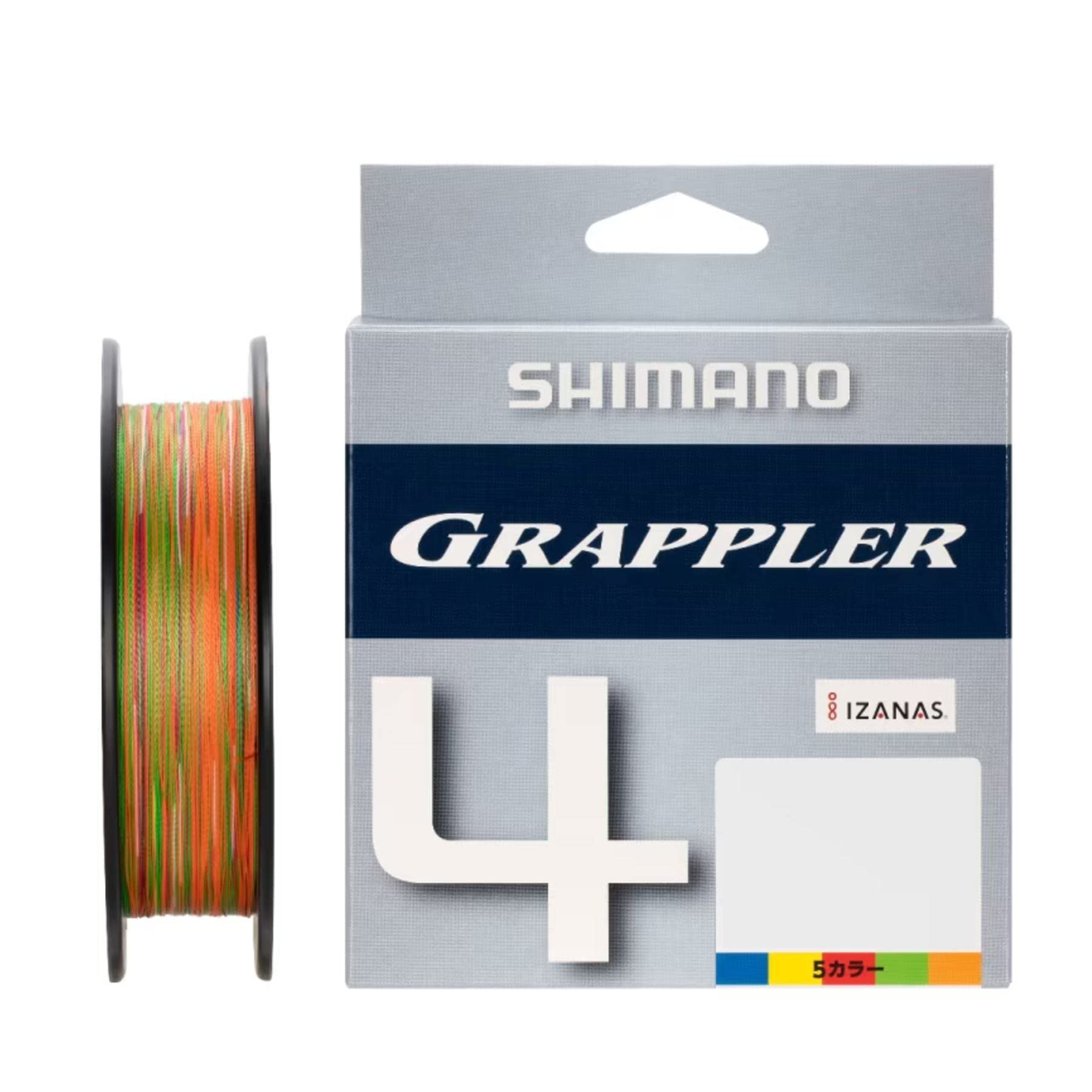 

Shimano Grappler 4 PE 5 Colors Line, 200m, LD-A62W, 0.8,