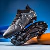 High-top football shoes men's lawn AG long nails TF broken nails student game sports shoes