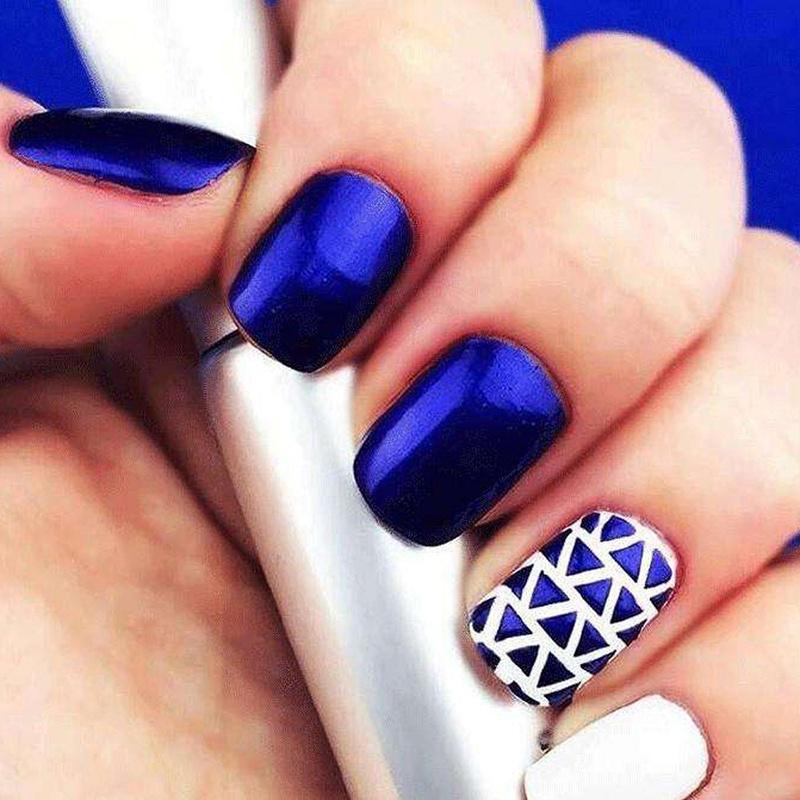 12/24 Arkusze Wycinane Laserowo Naklejki do Nail Artu Szablony do Stemplowania - Zestaw Narzędzi DIY do Manicure Francuskiego