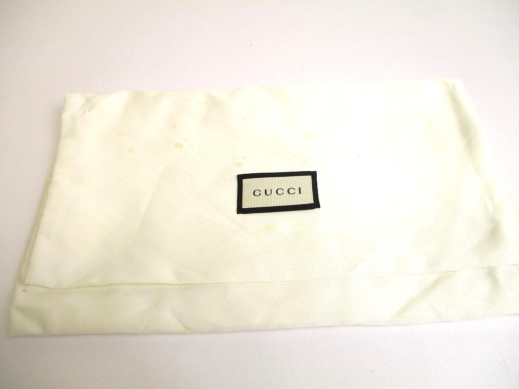 Authentic GUCCI GG Dark Brown Leather Round Zip Wallet #a735  Refurbished