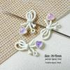 Macaron Color Bow Beads: DIY Bracelet Necklace Hair Accessories