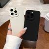 Shockproof Silicone Phone Case For For Iphone 17 16 15 14 XS XR 7 8 Plus 13 12 11 Pro Max Men Protect Lens TPU High-end Black Funda