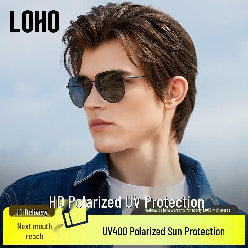 LOHO Classic Aviator Polarized Sunglasses