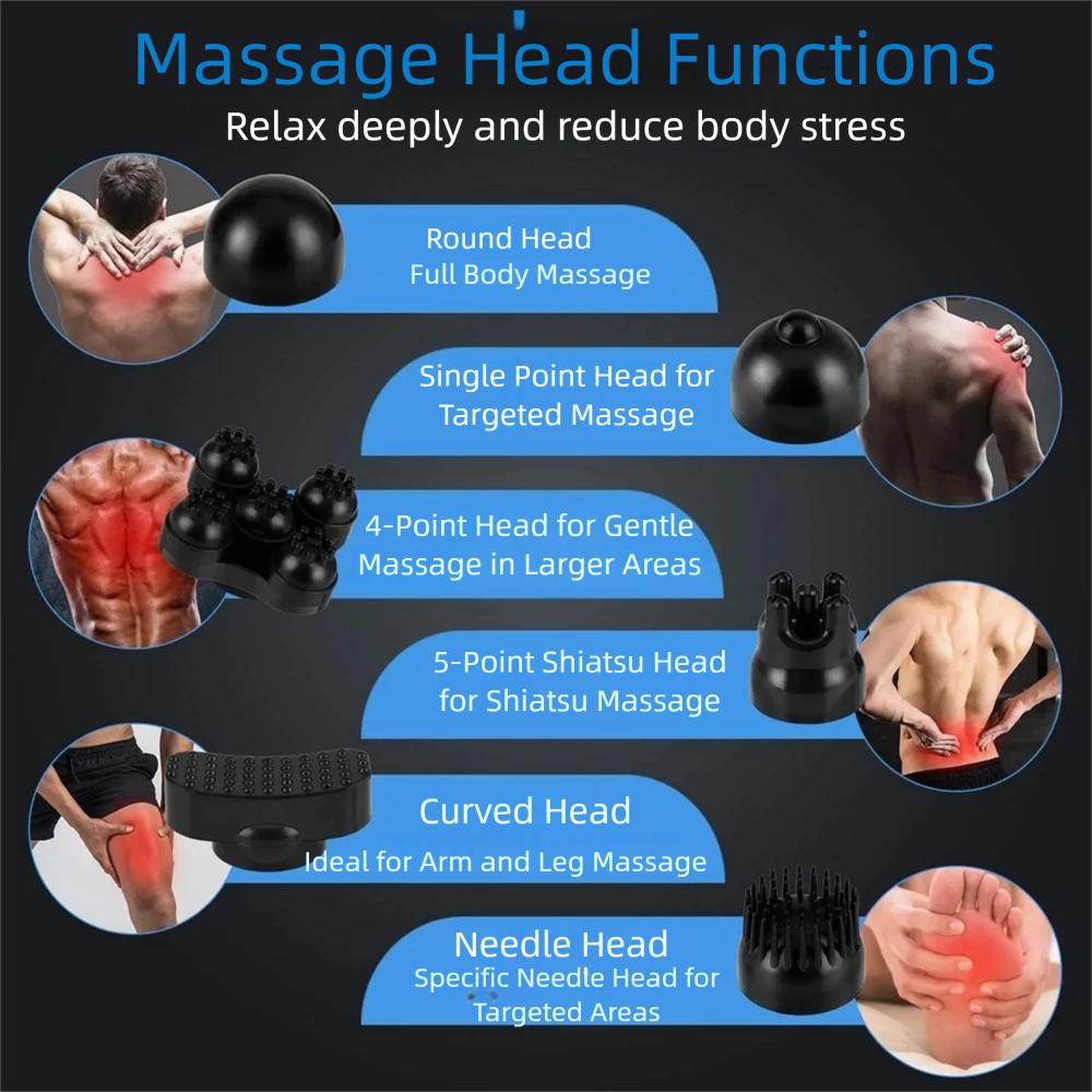 Multi-purpose Wireless Massager Acupuncture Massage Handheld Massage Stick  Relax Muscles