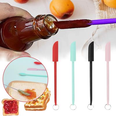 Silikon Teleskopisk Spatel Smink Spatel Liten Spatel För Kosmetika Återanvändbar Skönhetsspatel Burk Spatel Matskrapa