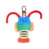 Marine Collection Plush Shrimp And Fish Bag Charm With Cute Animal Design For Girls