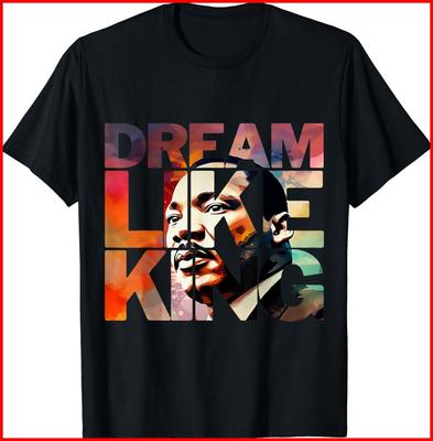 Martin Luther King Tag Schwarzer Geschichtsmonat Ich Habe Einen Traum Schwarzes T-Shirt Unisex T-Shirt