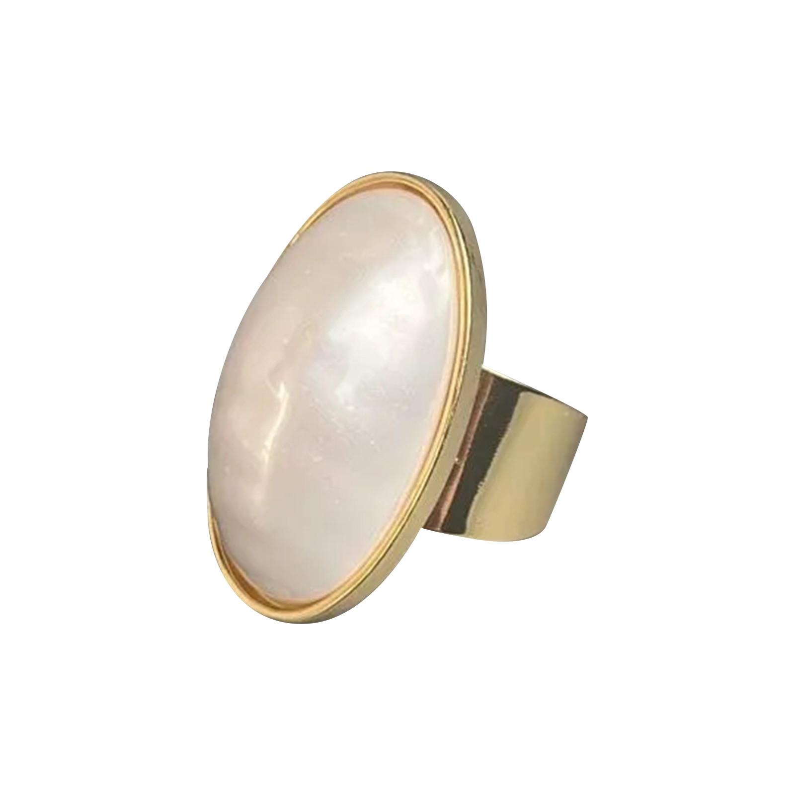 

Кольцо-бабочка из настоящего золота с гальваническим покрытием и жемчугом, цирконием, изысканное и красивое кольцо, французский темперамент, легкий роскошный браслет One Size белый