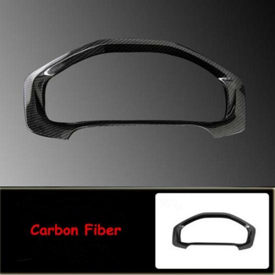 Carbon Fiber Front Dashboard Frame Cover Trim For Honda HR-V HRV Vezel 2016-2019