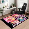 Custom Name Kpop Demon Hunters Printed Carpet Rug For Office Chair Living Room Bedroom Kitchen Room Decor Gifts