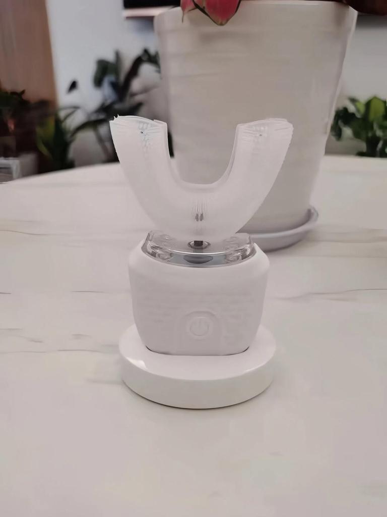 Ultrasonic U-Shaped Waterproof Electric Toothbrush for Whole Mouth Cleaning