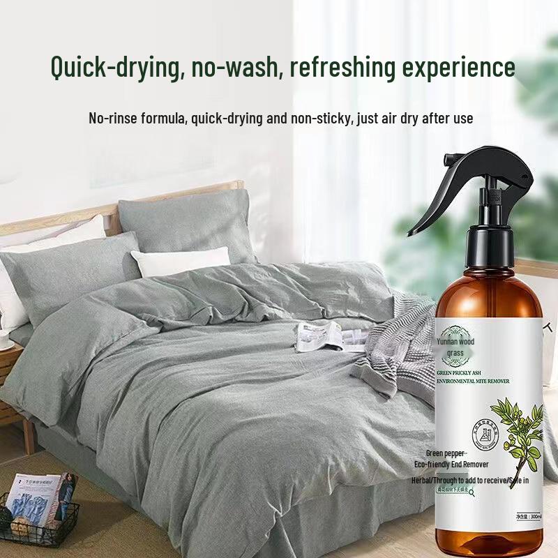 Sichuan Pepper Anti-Mite Spray for Bedding and Clothing – Safe for Pregnant Women and Infants.