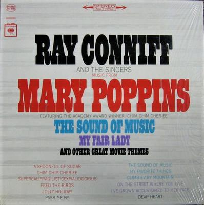 LP Record RAY CONNIFF  THE SINGERS  Music From Mary Poppins The Sound  CS9166 Columbia 1965 US Soundtracks  Musicals Used