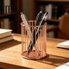 Open Frame Pen Stand Metal Holder, Nordic Desk Organizer for Makeup Brushes, Anti-oxidation Anti-Rust Multifunctional Storage Basket Pencils