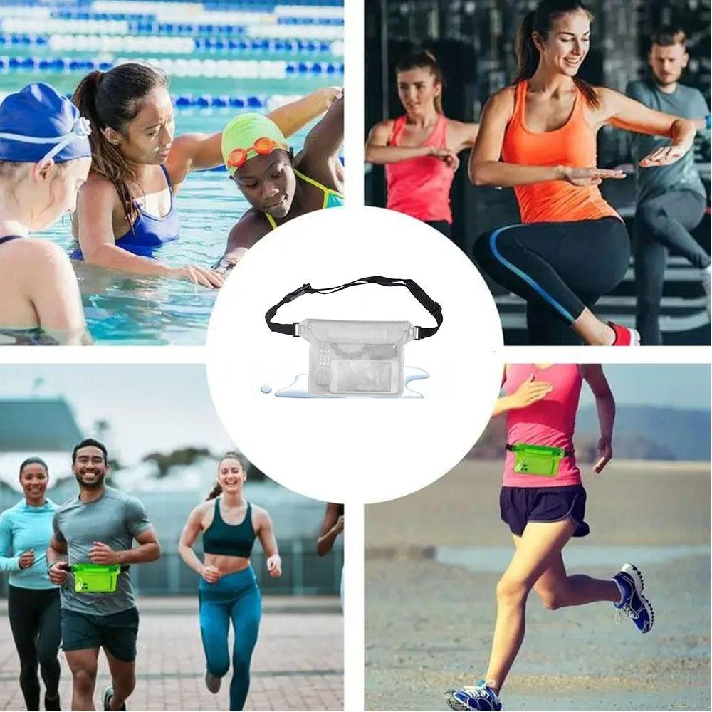 Touch Screen Swimming Waterproof Waist Pack PVC Diving Shoulder Waist Pack Bag New Swimming Bags