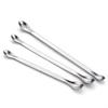 Stainless Steel Double-Ended Micro Dosage Medicine Spoon Set (22CM, Single-Ended Dispensing) - Set of Three.