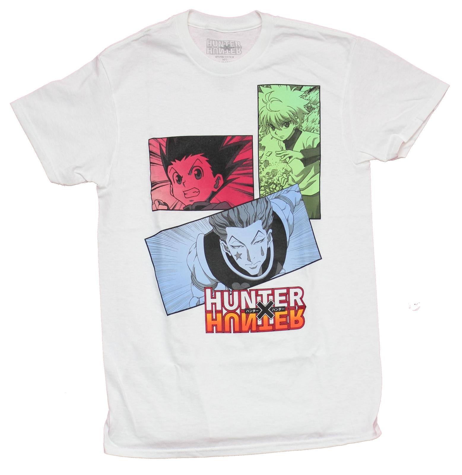 Hunter X Hunter Mens T-shirt Color Face Boxes Gon Killua Hisoka XXXXL