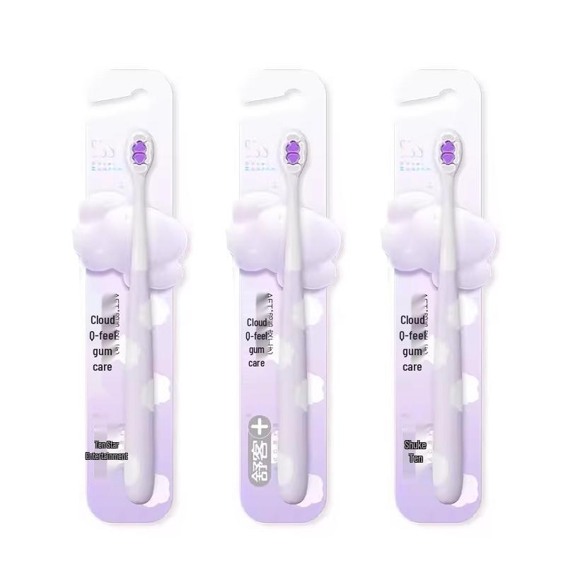 Shuke Cloud Puff Toothbrush 3-Pack