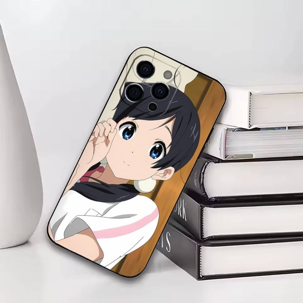 

Tamako Kitashirakawa Phone Case For iPhone17,16,15,14,13,12,11 Plus,Pro Soft Silicone Black Case iPhone16pro