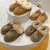 Fashion Snow Boots for Women In Winter 2025, New Soft and Comfortable Cotton Boots with Plush Insulation, Northeast Large Cotton Shoes