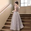 Banquet Evening Dress High-end Host Dress Light Luxury Bar Mitzvah Company Banquet French Art Exam Princess Dress Autumn