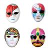 Halloween DIY White Paper Mask Pulp Blank Hand Painted Mask Masquerade Mask 10 pcs