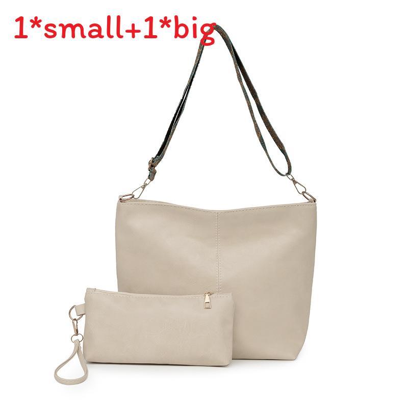 Pu Material Tote Bag For Women Large Capacity Crossbody Purse With Zipper Closure