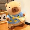 8-10Pcs Capybara Plush Doll With Clothes & Accessories Cute Stuffed Animal Dress Up Doll Toys Set