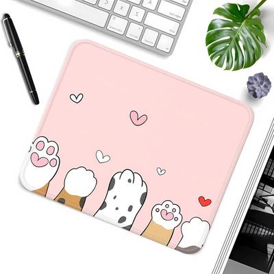 Mouse Pad Office Pad Desk Accessories Game Console Pad Keyboard Mouse Pad Computer Laptop Pad Overlock Cute Cat
