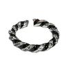 Personalized Niche Design Sense, Black Drip Glaze Wrapped Zir*****Pen Ring, Female Cold Wind Bone Ring Tide